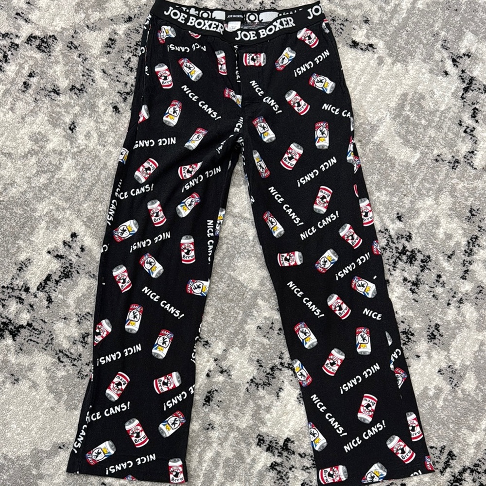 Joe Boxer Black Pajamas with Fun Print